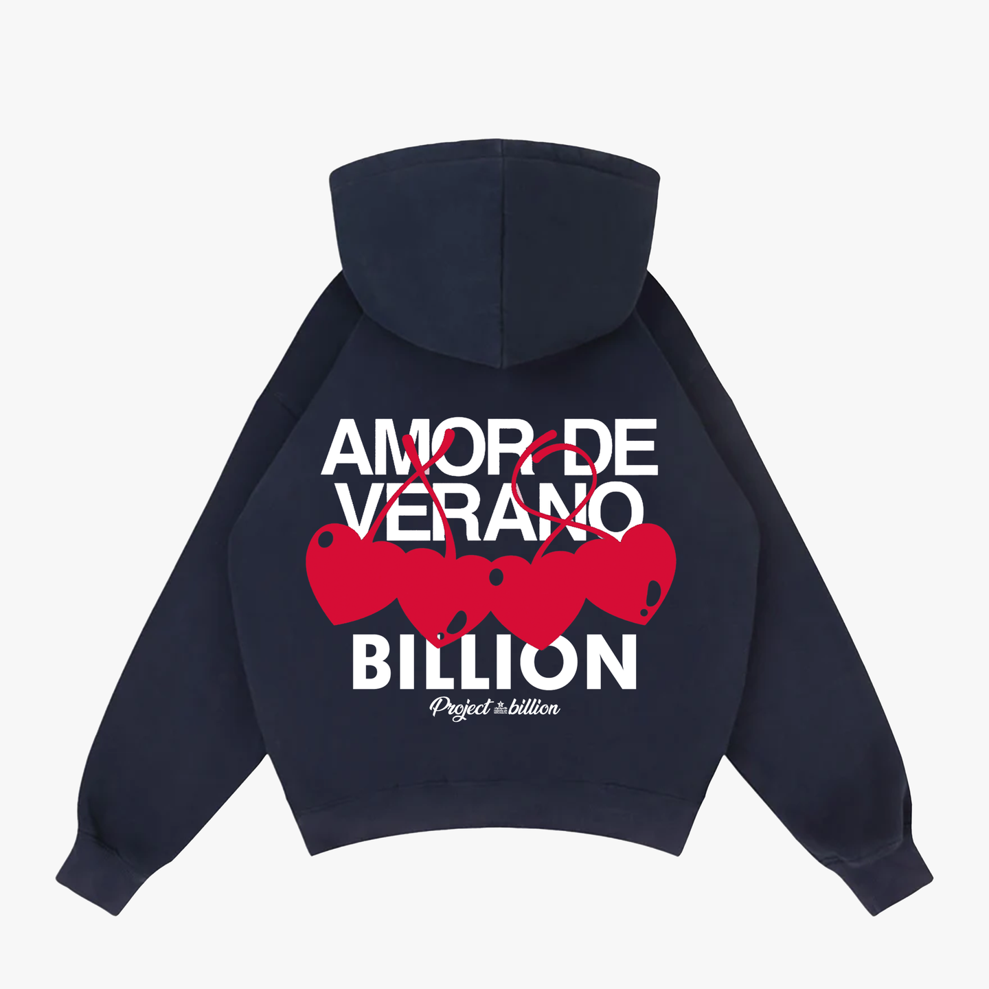 Navy Amor Hoodie